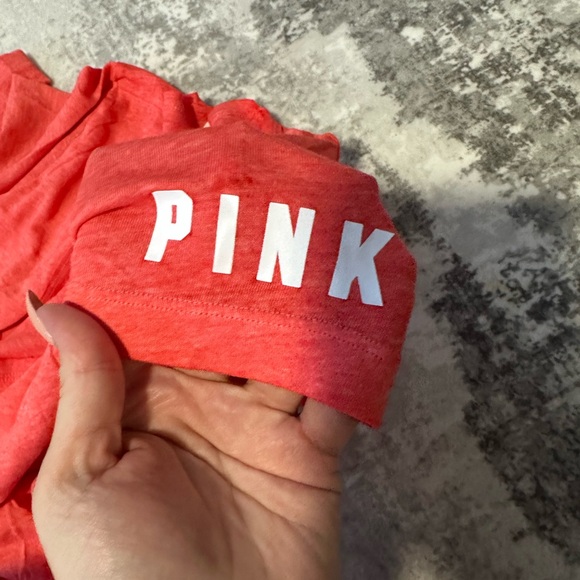 Victoria's Secret Pink Coral Tee - Picture 2 of 3